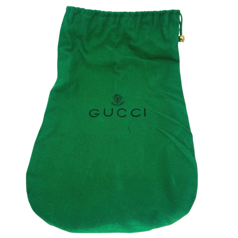 Vintage Y2K Gucci Black Leather Horsebit Loafers Italy w/ Dust Bag - Men’s 7.5 - Picture 14 of 14